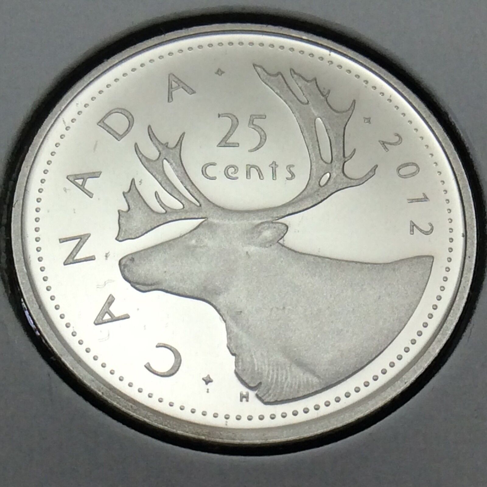 2012 Canada Proof 25 Cents Quarter Canadian Uncirculated Coin E207