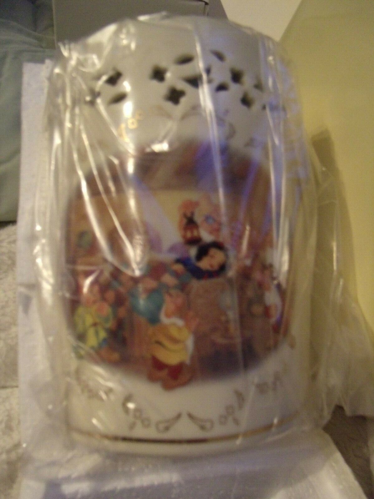 Lenox Disney Snow White Large Pierced Votive Candle Holder 