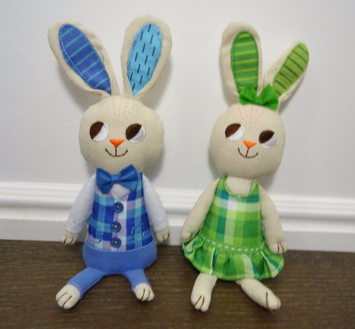 Bunny Rabbit Set Shelf Sitter Easter Spring Decor