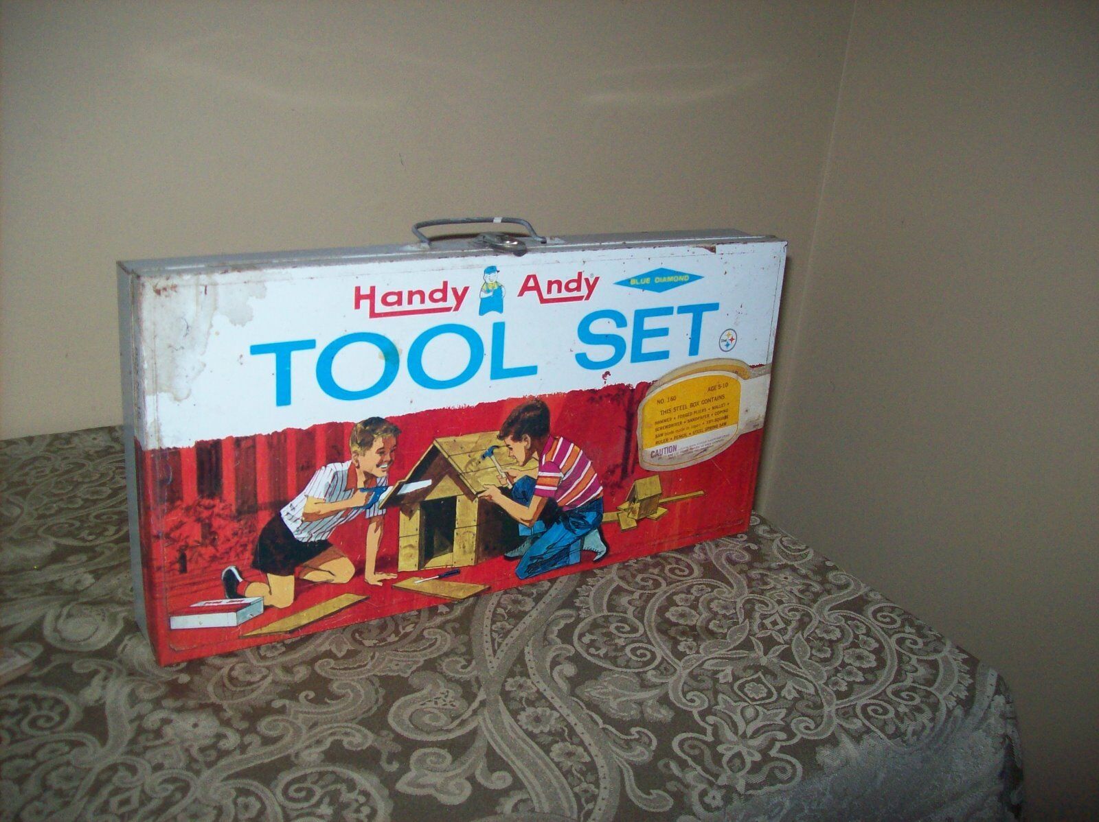 Handy Andy Tool Set Metal Box .It is Box No. 16  Box Only  Great Collectible