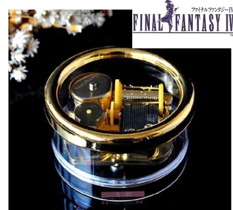 Gorgerous Circle in Gold Wind Up Music Box : Final Fantasy IV Theme Soundtrack