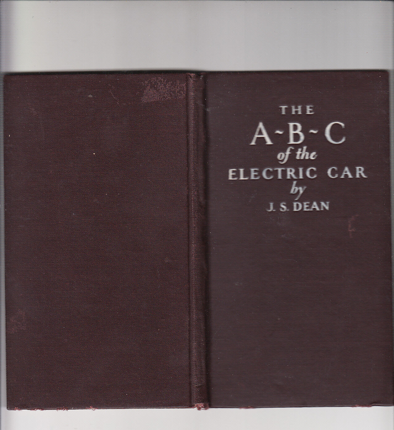 THE A-B-C OF THE ELECTRIC CAR-DEAN-1ST RARE WESTINGHOUSE ED HB 1924- COLLECTIBLE
