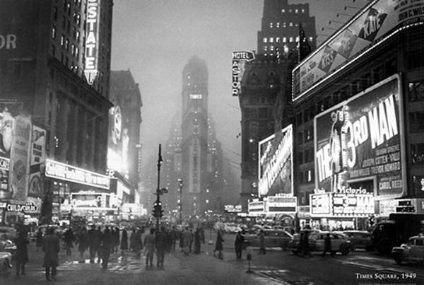 New 1949 Times Square, New York City Fine Art Style Print Home Wall Decor 36629