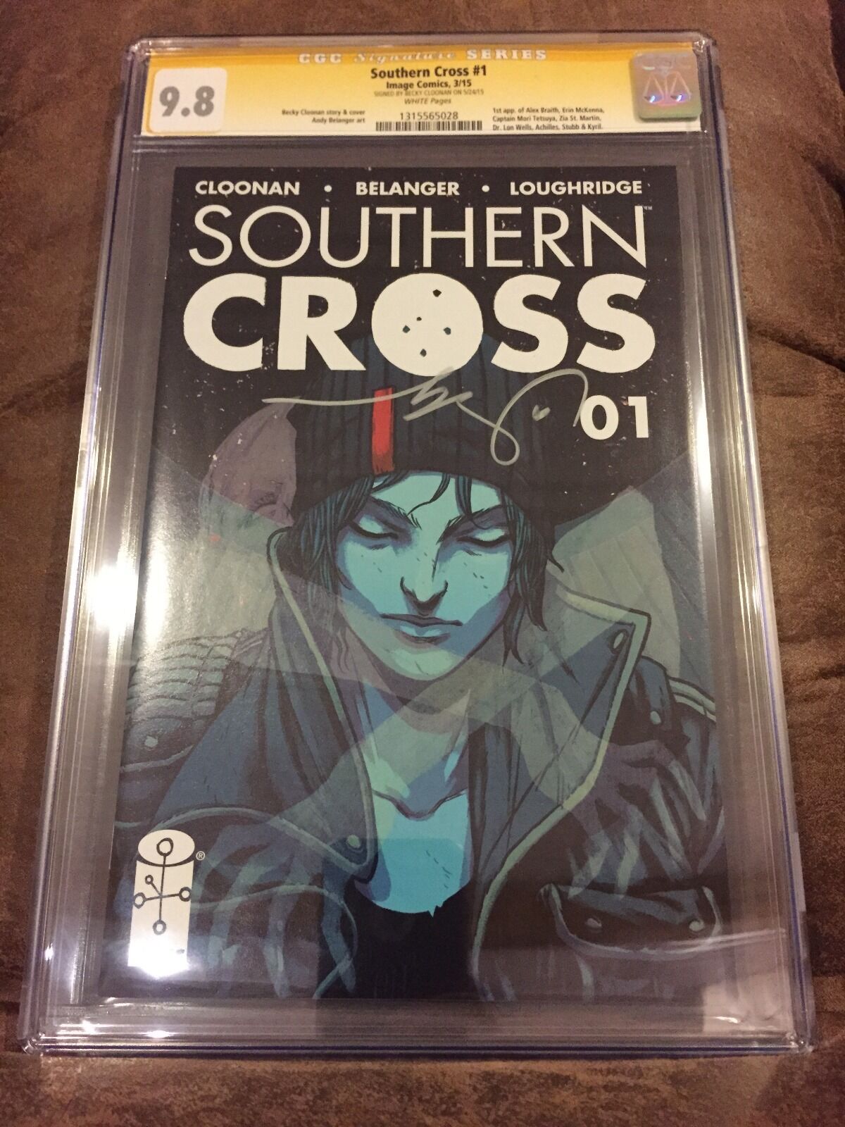 SOUTHERN CROSS #1 SS CGC 9.8 SIGNED BECKY CLOONAN (PUNISHER #1 / GOTHAM ACADEMY)