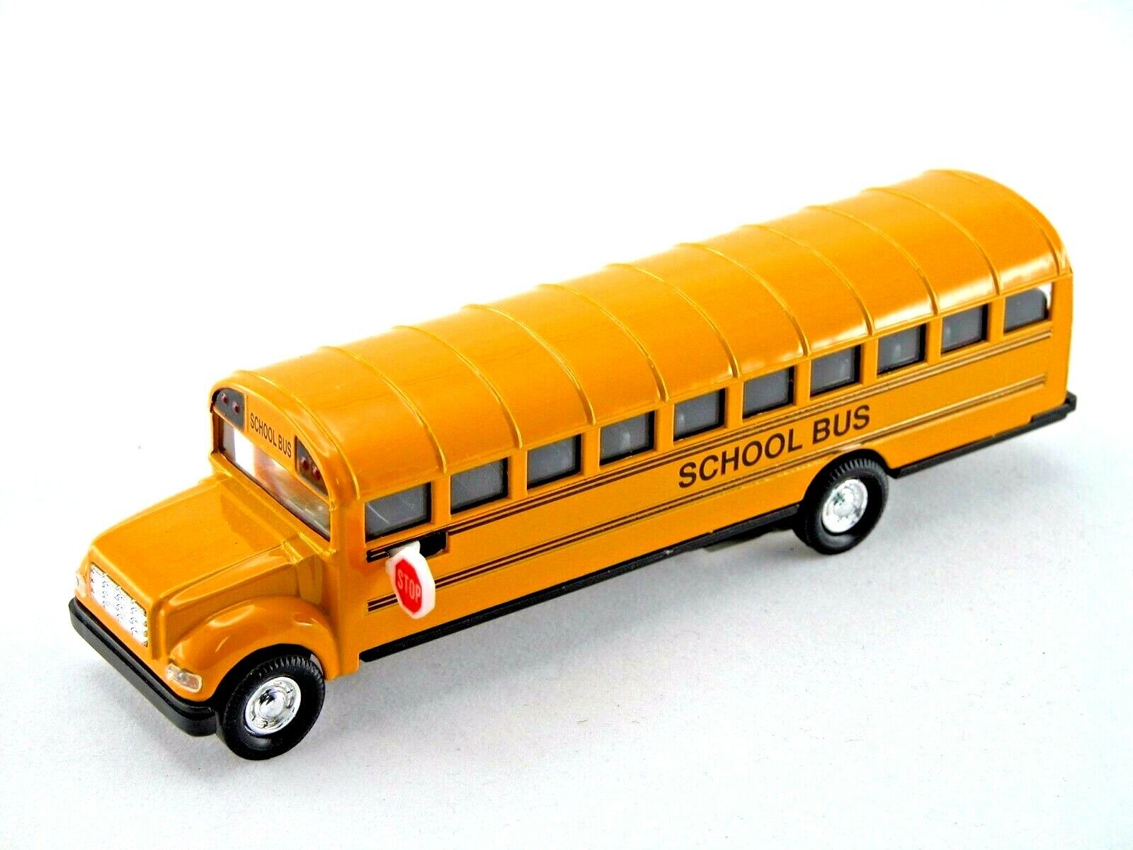 Yellow school bus 7” inch Die cast metal Toy