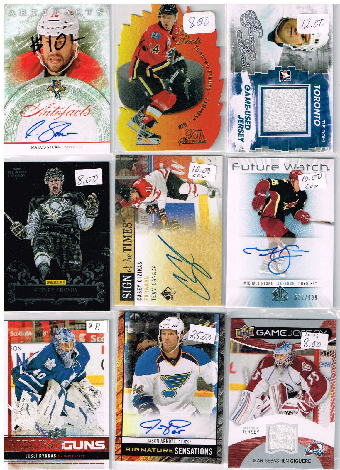HUGE Lot Of 2012-13 Autos - Game Used - Rookies - Parallels - Inserts - Base