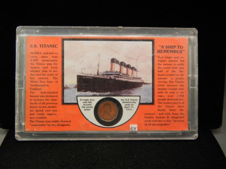 1912 SS Titanic Coin Lot 6Y