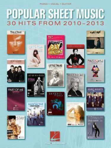 Popular Sheet Music - 30 Hits From 2010-2013 (2014, Paperback)
