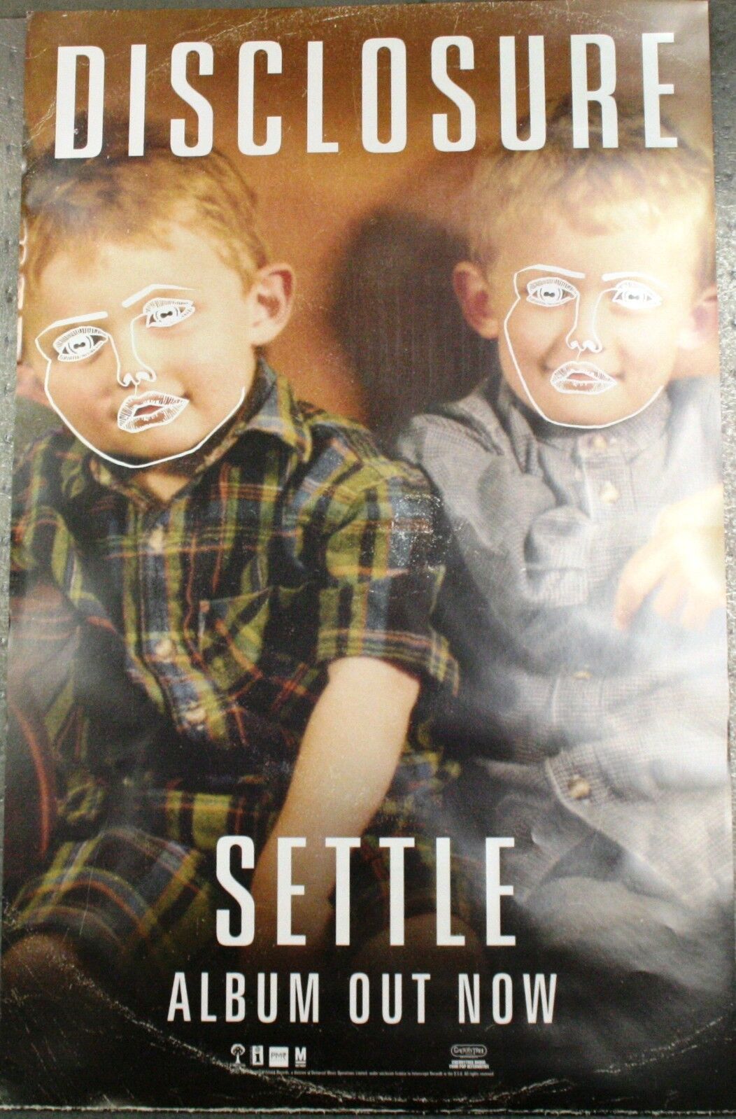 DISCLOSURE SETTLE 14X22 DOUBLE SIDED POSTER RARE PROMO