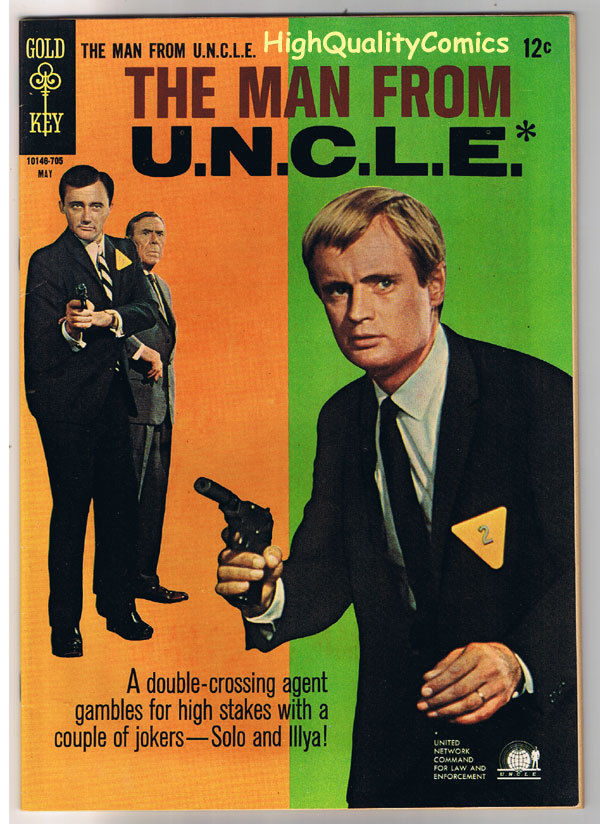 MAN from U.N.C.L.E. #12, VF+, Vaughn, Photo, Gold Key, 1965, more in store