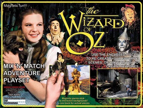WIZARD of OZ  Magnetic Mix \'N\' Match Playset Dorothy Toto Wicked Witch