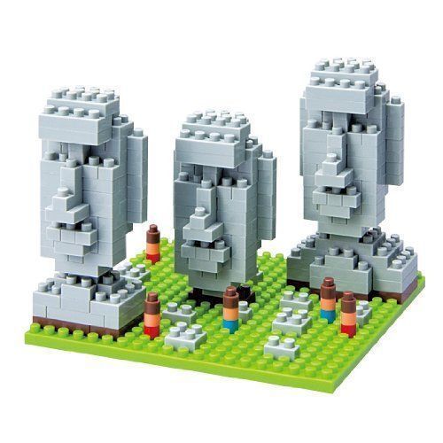 NEW NANOBLOCK Easter Island - Nano Block Micro-Sized Building Blocks NBH-009