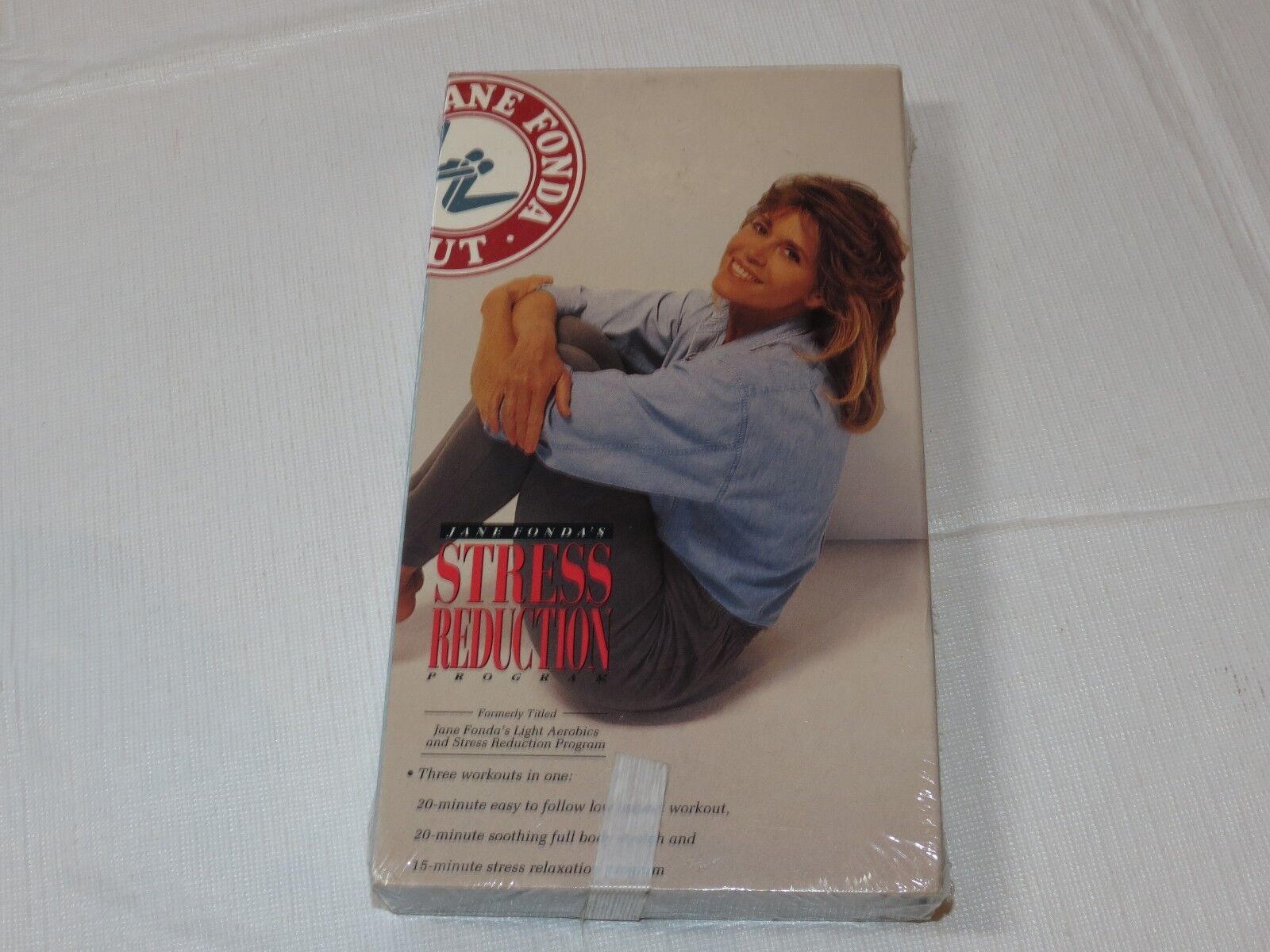 Jane Fondas Stress Reduction Program VHS 1993 Workout Video Brand New