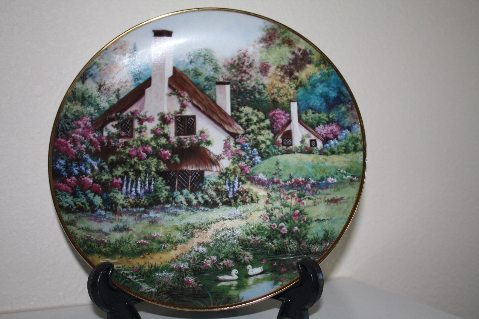 The Franklin Mint Country Garden Porcelain Plate Collection...\