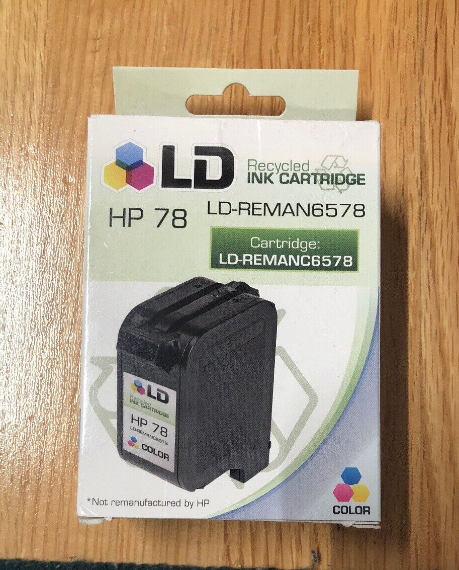 LD Remanufactured Replacement for HP 78 LD-REMANC6578 Color Ink Cartridge