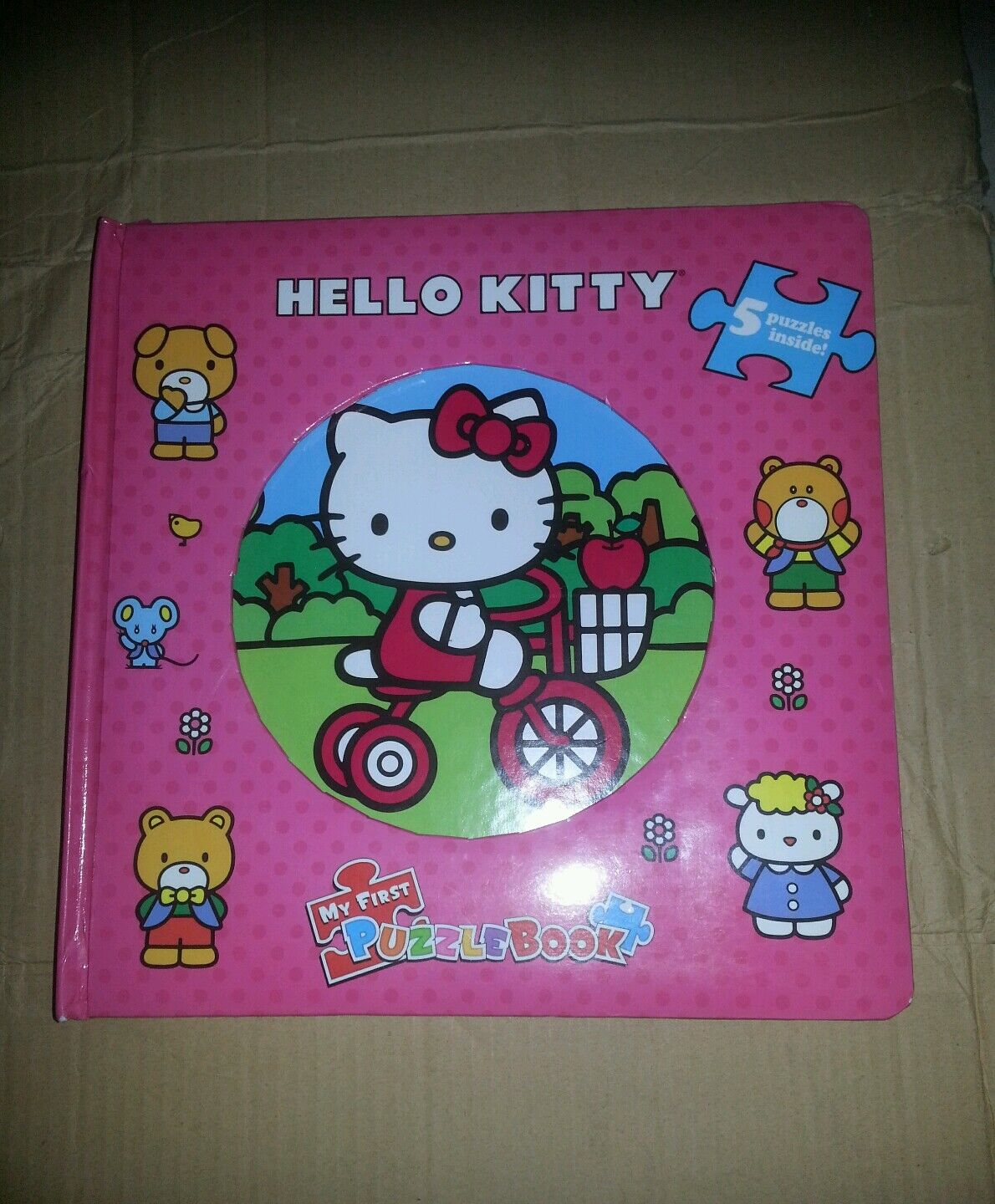 Hello Kitty; My first puzzle book; large size appx 12\