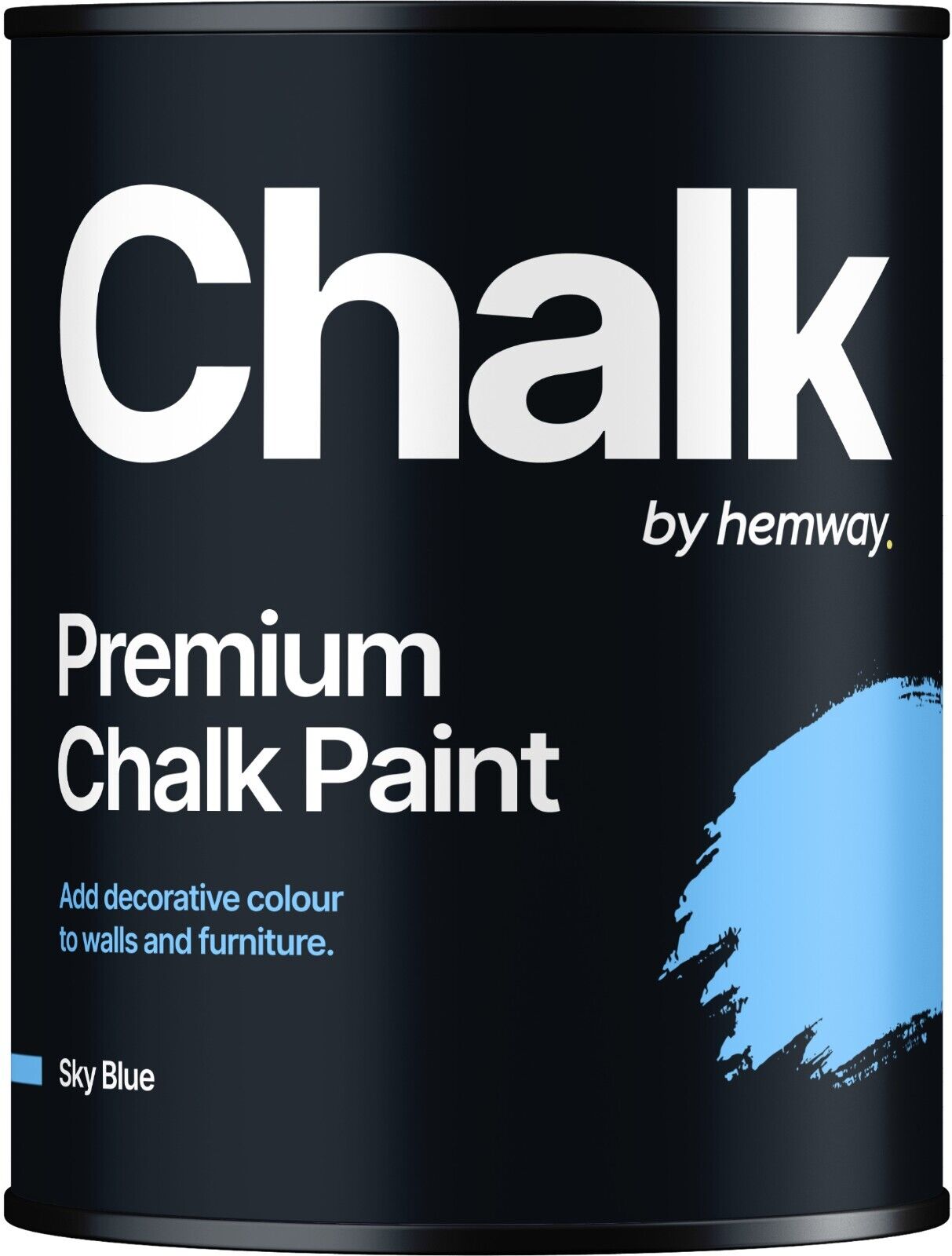 Hemway Sky Blue Chalk Paint Matt Wall Furniture Chic Shabby Vintage Chalky