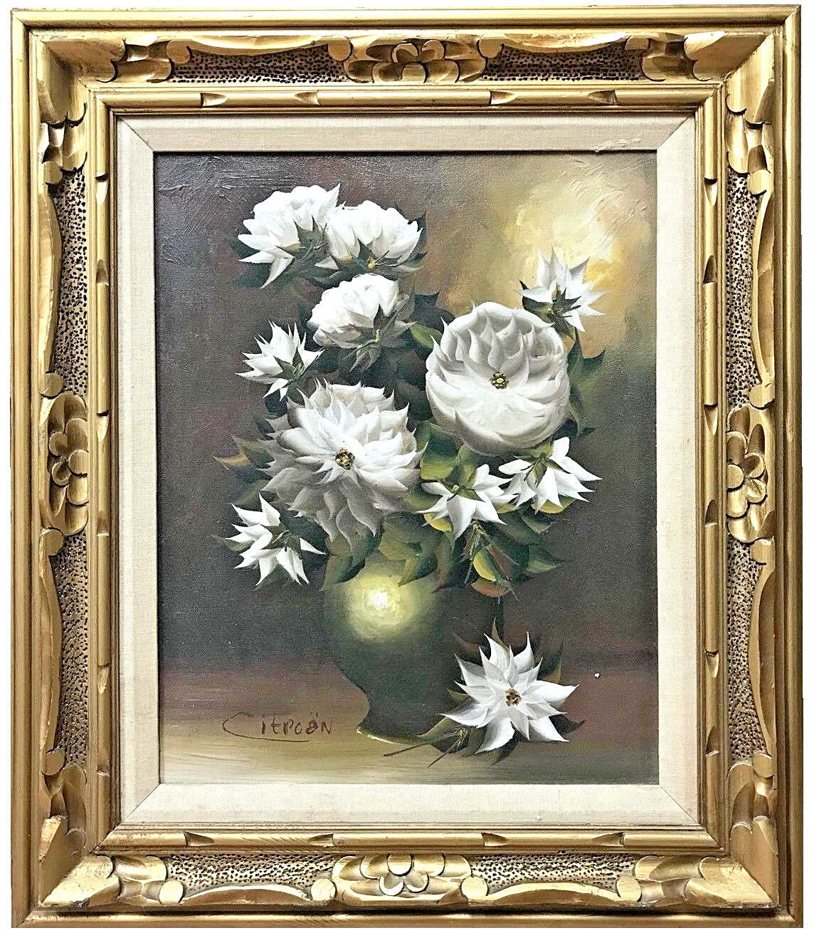 ROELOF PAUL CITROEN (DUTCH-JEWISH, 1896-1983) STILL LIFE WHITE FLOWERS