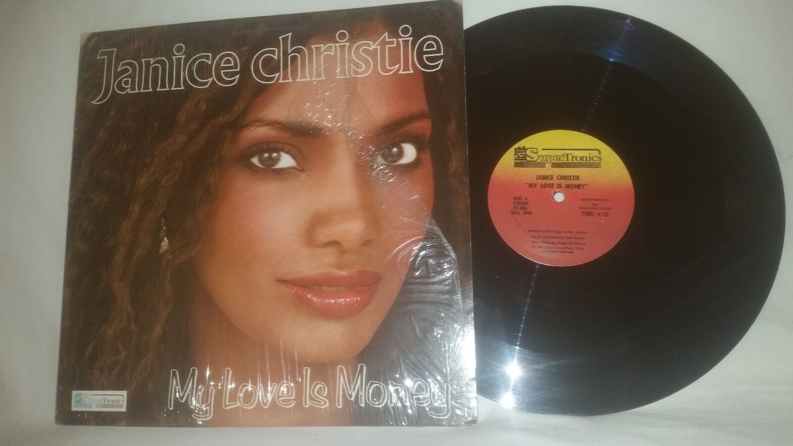 JANICE CHRISTIE - MY LOVE IS MONEY 1985 SUPER TRONICS 12\