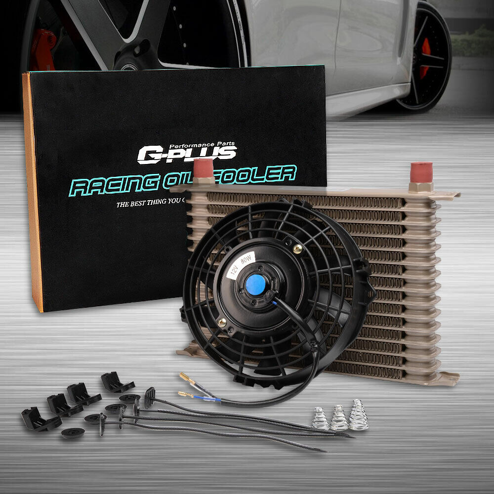 Fit For 15 Row 10AN Universal Transmission Oil Cooler + 7\