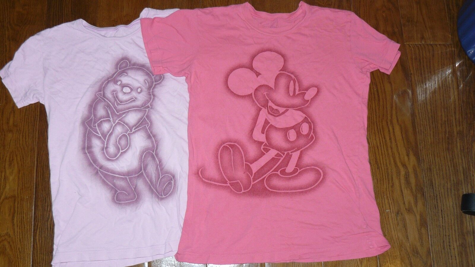 Lot of 2 Disney tshirts ladies size XS Whinnie the Pooh and Mickey Mouse