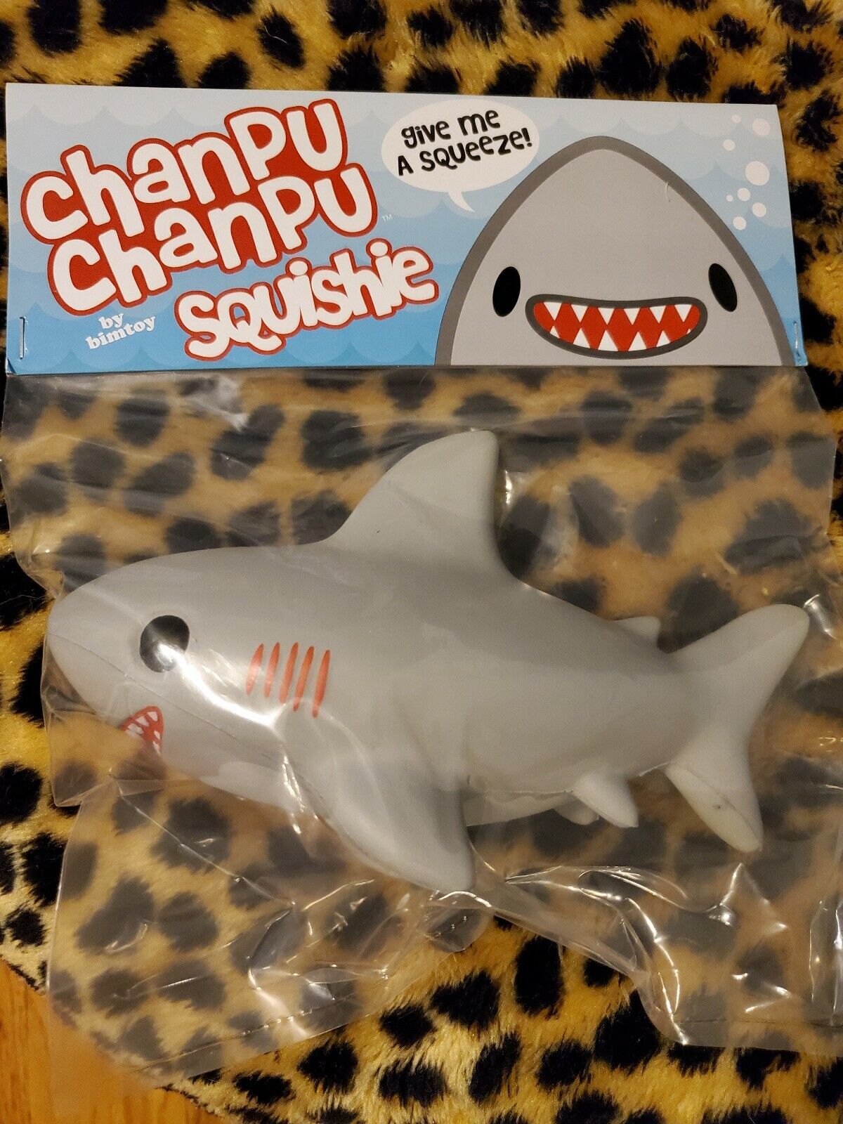 Original Bimtoy Tiny Ghost Chanpu Chanpu Shark Squishie LE 400 SOLD OUT 8 Inches