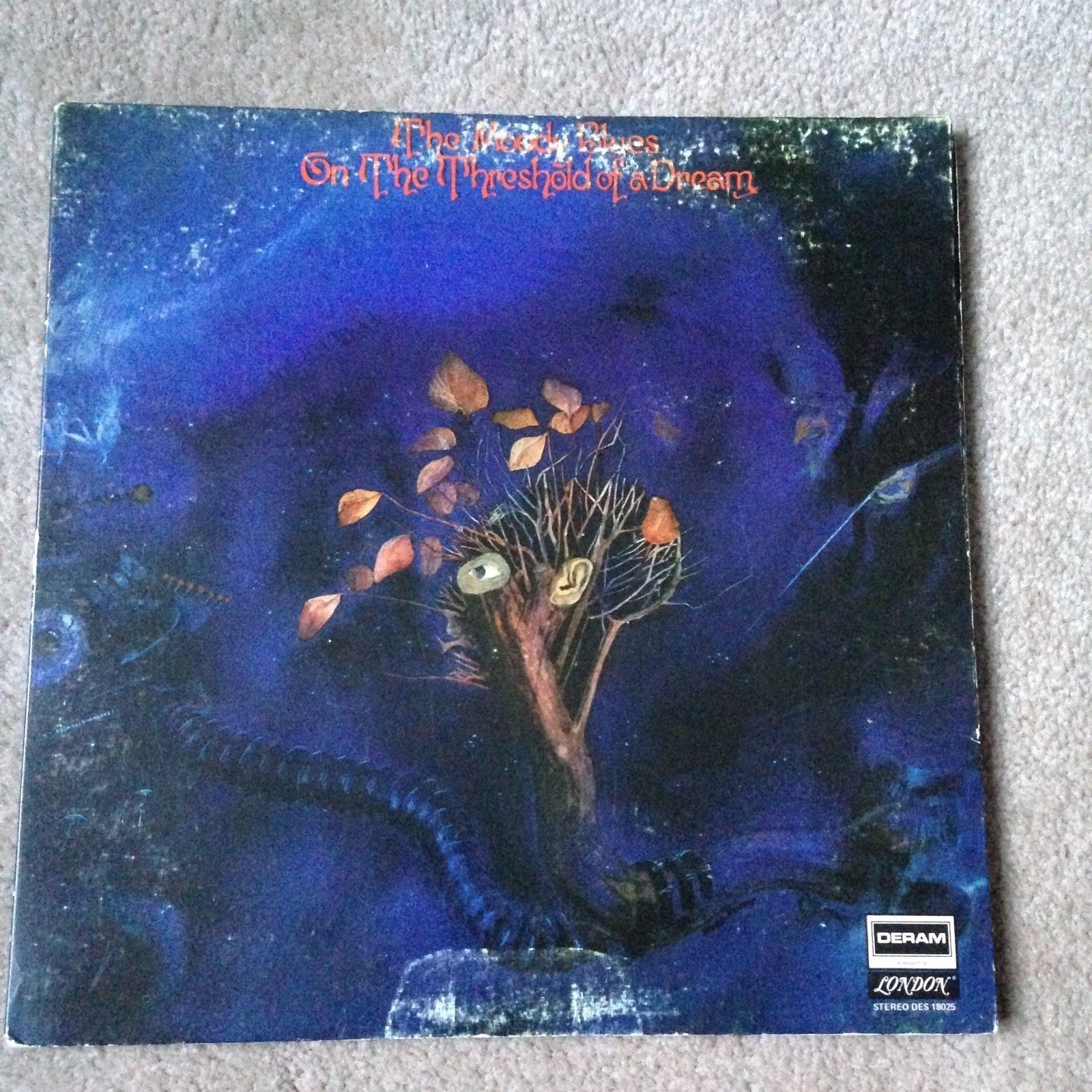 ORIGINAL LP RECORDING:ON THE THRESHOLD OF A DREAM-THE MOODY BLUES DERAM 1969