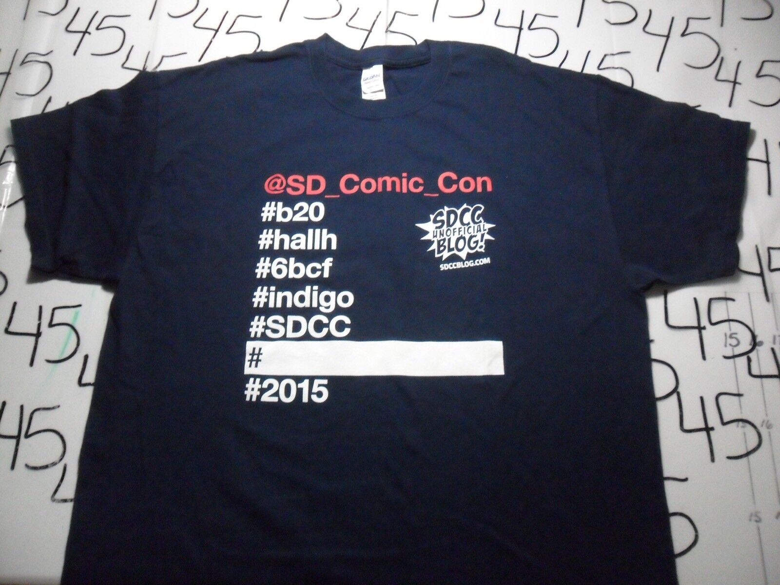 XL- NWOT 2015 San Diego Comic Con Gilden Brand T- Shirt