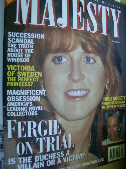 Majesty Magazine V16 #10 Sarah On Trial, Kents In Venice, King Hussein Profile,