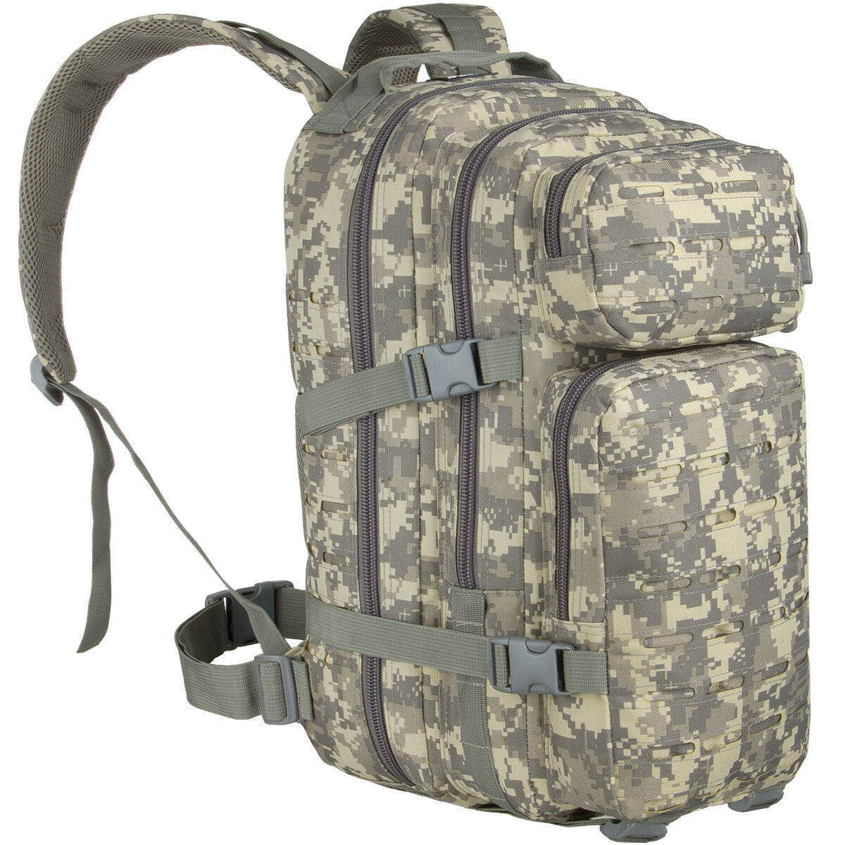 MFH Backpack Assault I Laser 30L Army Military Travel Rucksack ACU Digital Camo