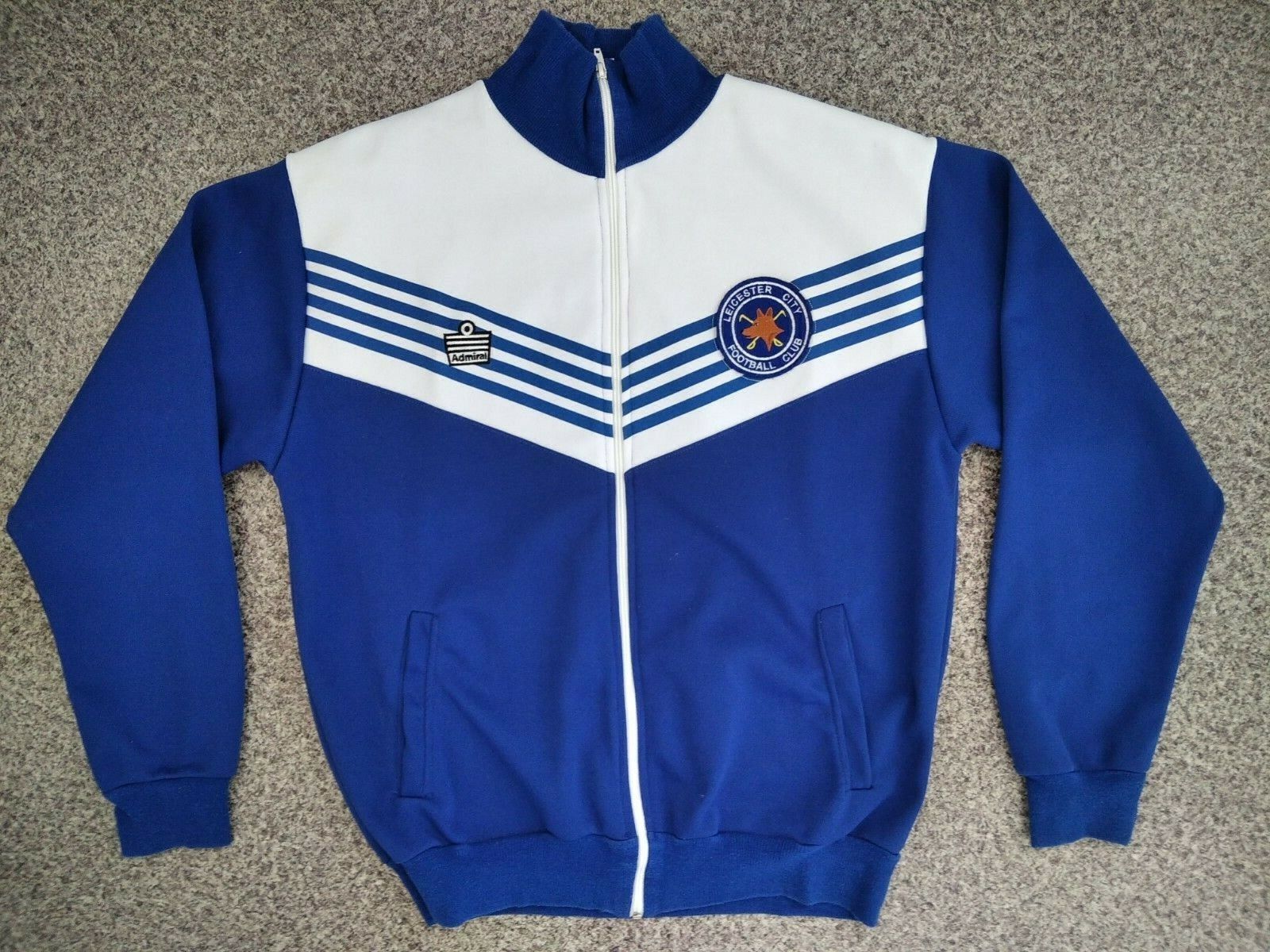 Leicester City jacket 1970\'s-1980\'s vintage reproduction Admiral size L, KIN