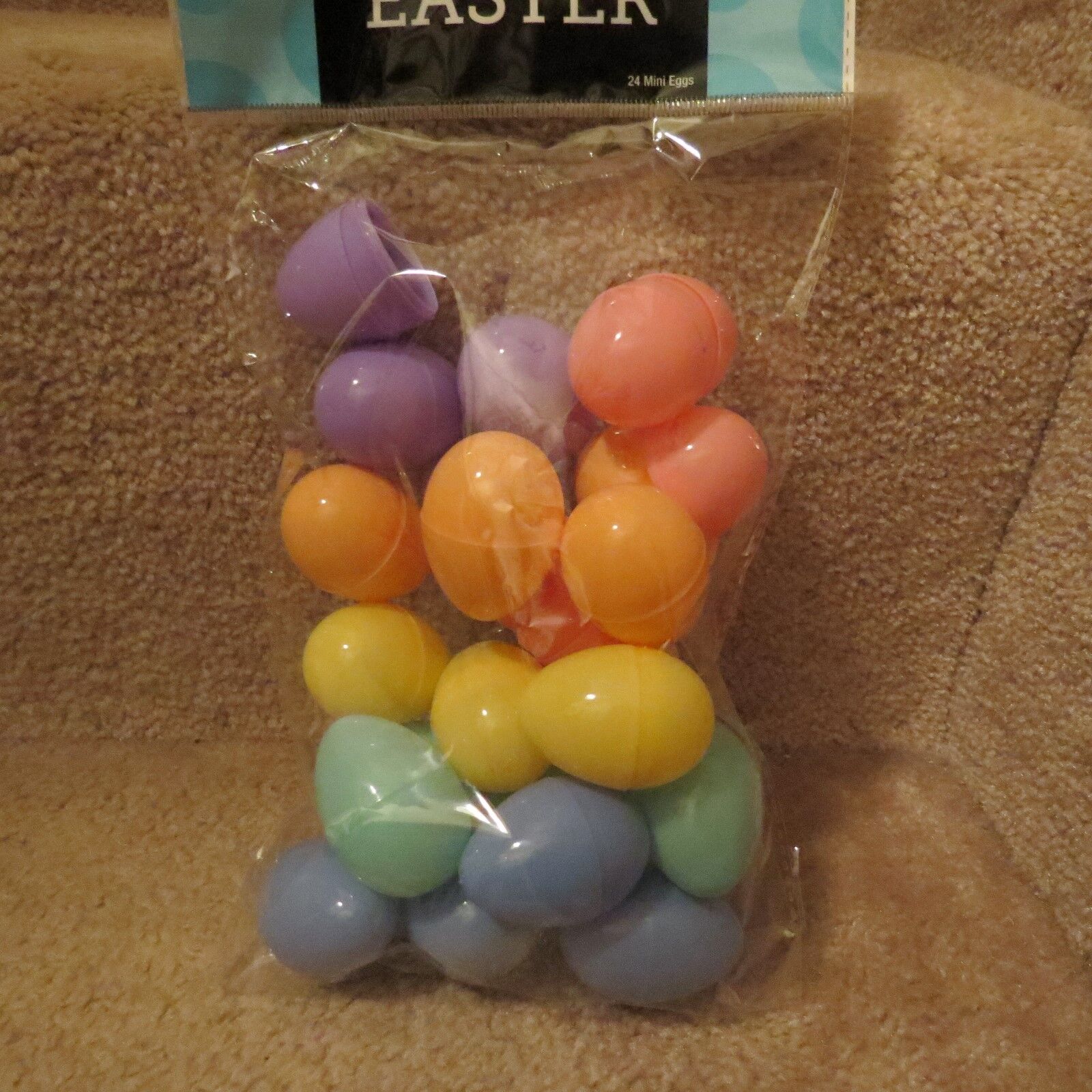 Easter Egg Treat Containers - Pastels Mini Eggs- 24 count