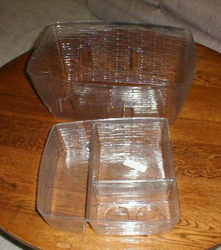 Longaberger Family Picnic 1999 CC Basket 2 piece Plastic Protector Set  New