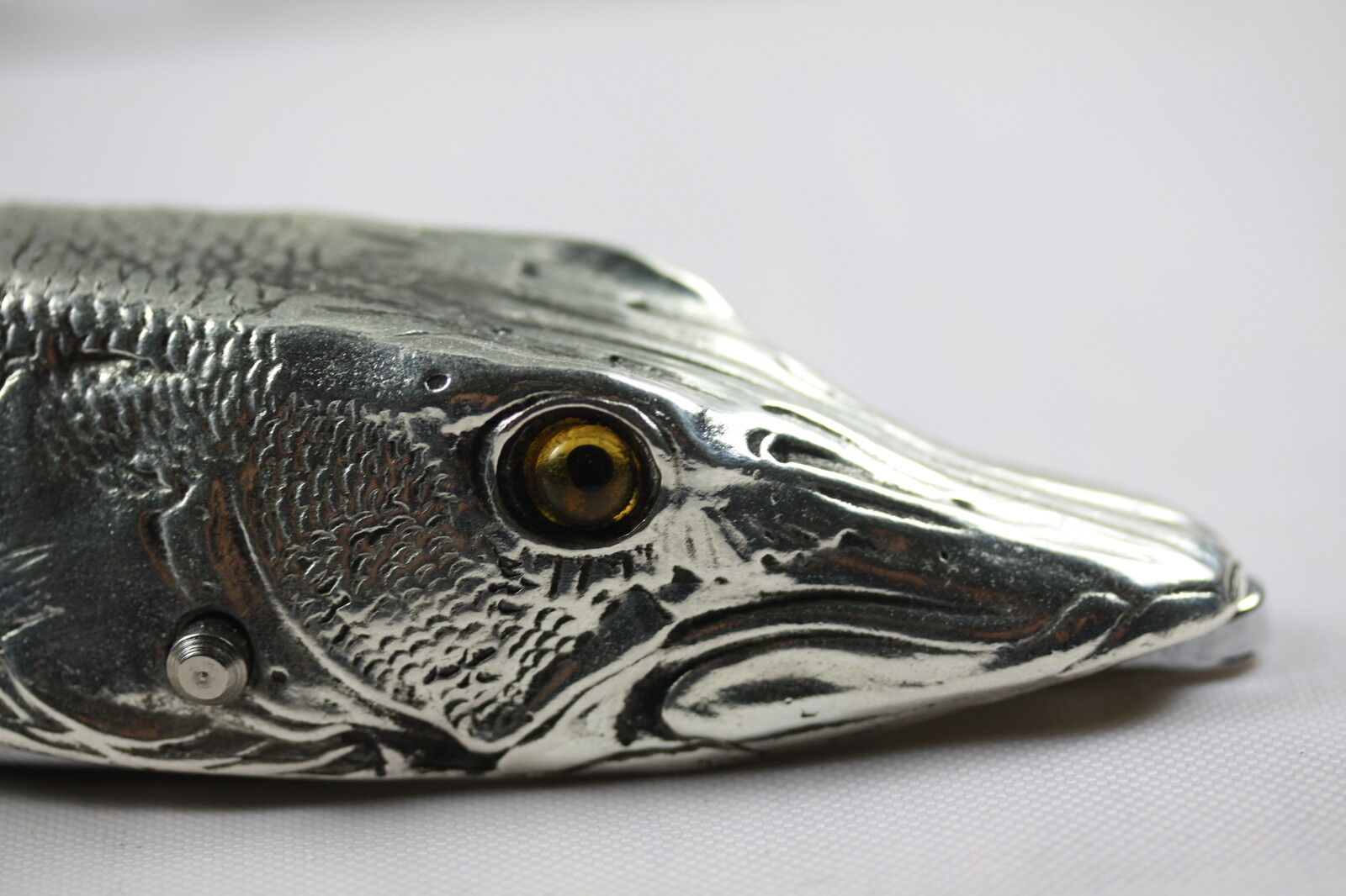 WILLIAM COMYNS SILVER STYLE PIKE FISH  PAPER/DOCUMENT CLIP 