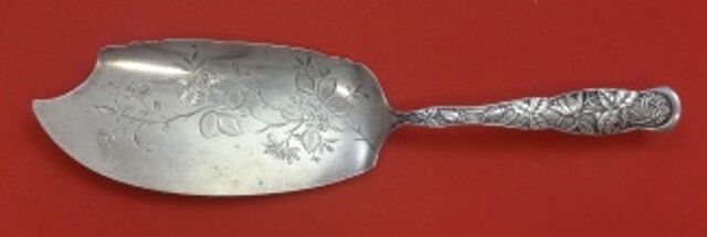 Rose aka Bug by Knowles Sterling Silver Ice Cream Server with BC Flowers 10 1/2\