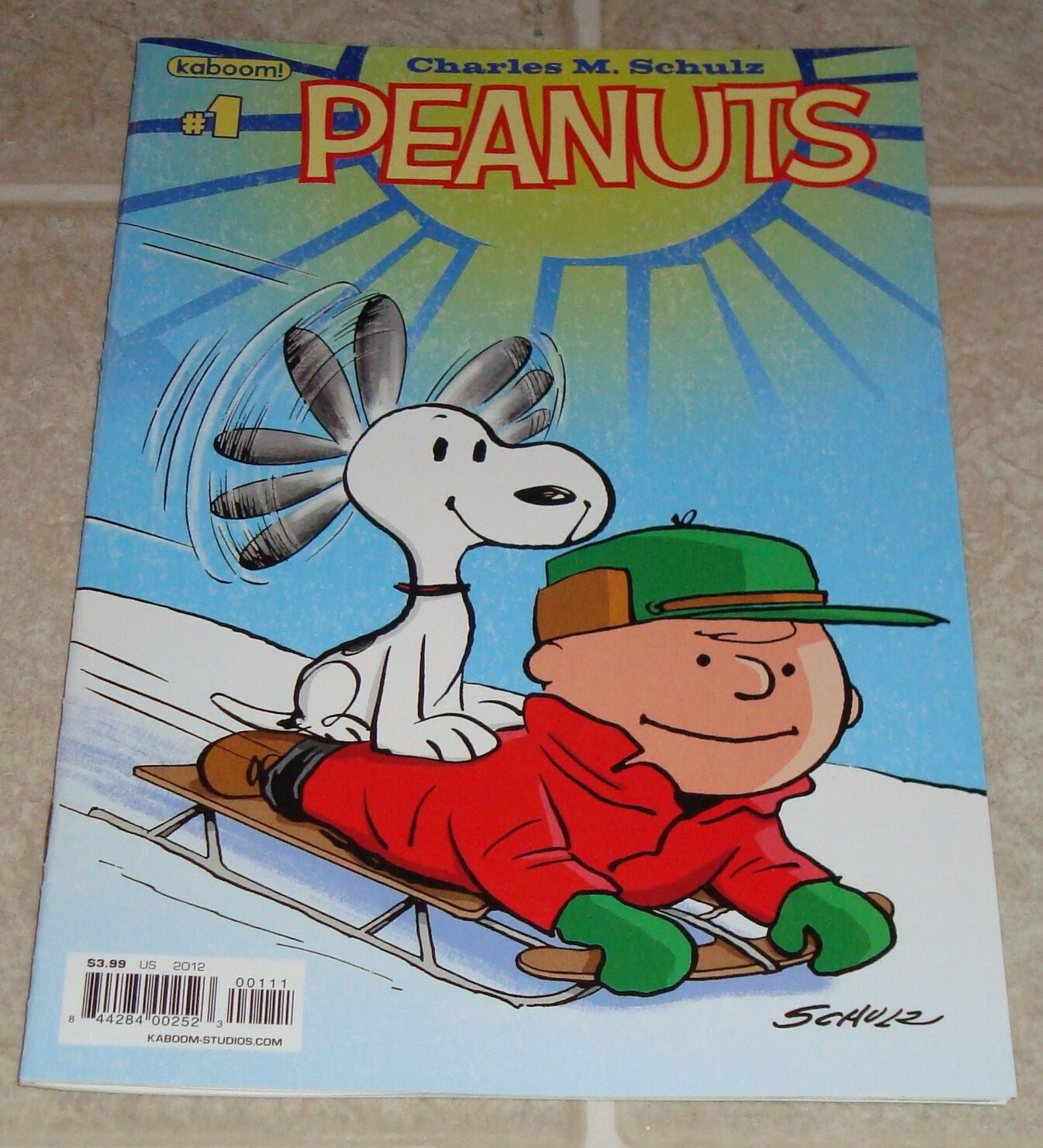 2012 Charles M Schulz Peanuts #1 1st Print Snoopy Charlie Brown