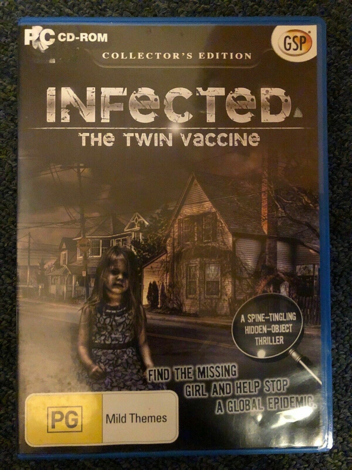 Infected The Twin Vaccine - PC CD-ROM Windows Hidden Object Game