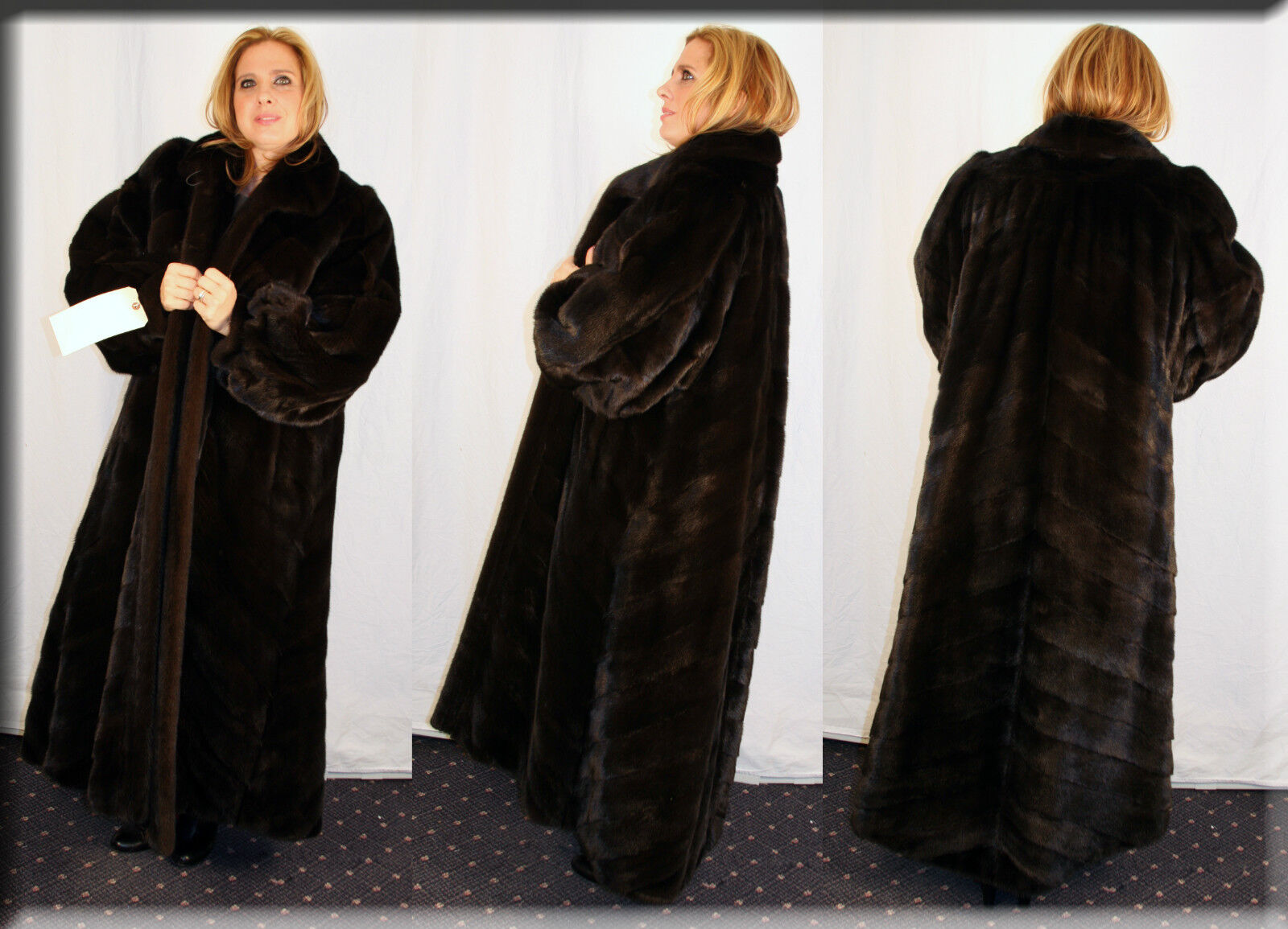 New Directional Ranch Mink Fur Coat - Size 2 Extra Large 18 20 2XL - Efurs4less