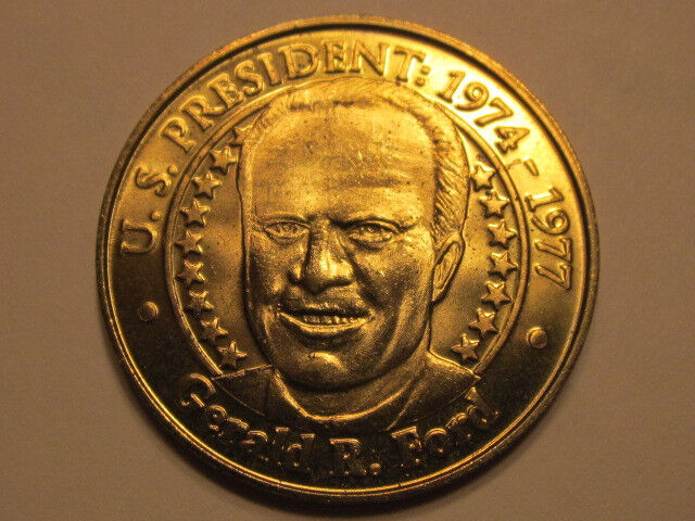 US President Gerald R. Ford Sunoco Presidential Coin Series 2000 token 