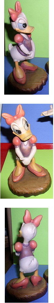 Daisy Duck Woodcarving Disney miniature Disney miniature Anri 1 1/4 inches tall