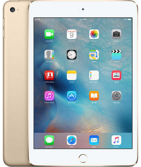 Brand New Sealed Apple iPad Mini 4 128GB WiFi (MK9Q2LL/A - Gold) - 