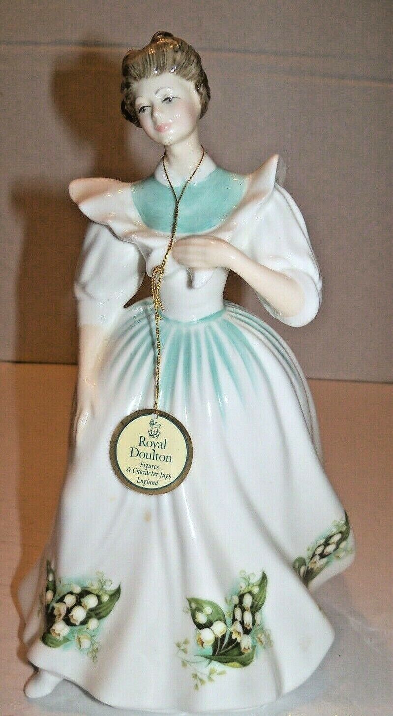 Royal Doulton Girl May Issue 1988 Bone China H2711, 8in x 5.5in