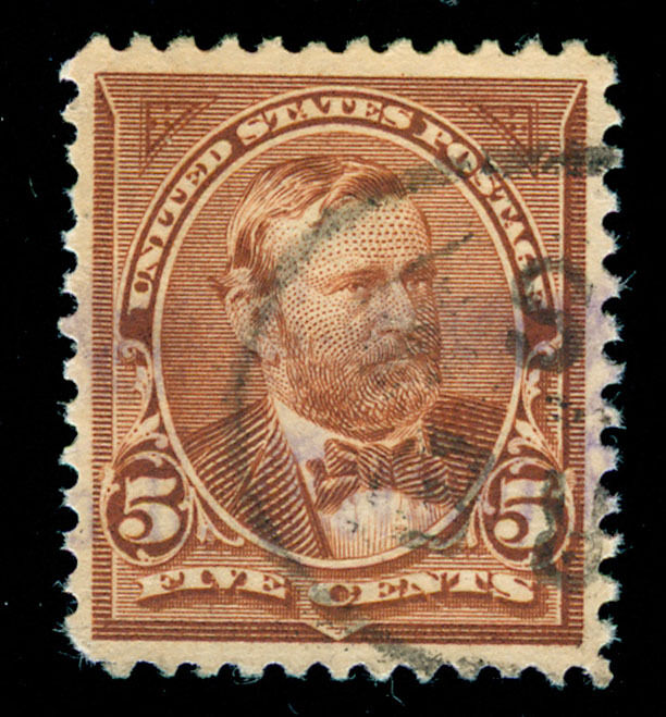 MOMEN: US STAMPS #255 USED XF
