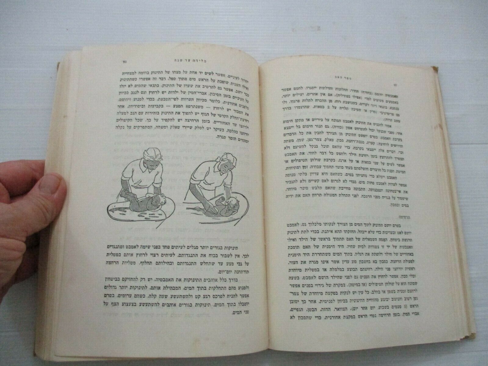 A Hebrew guide to pregnancy period &  treatment of the infant child,1956. cs4024