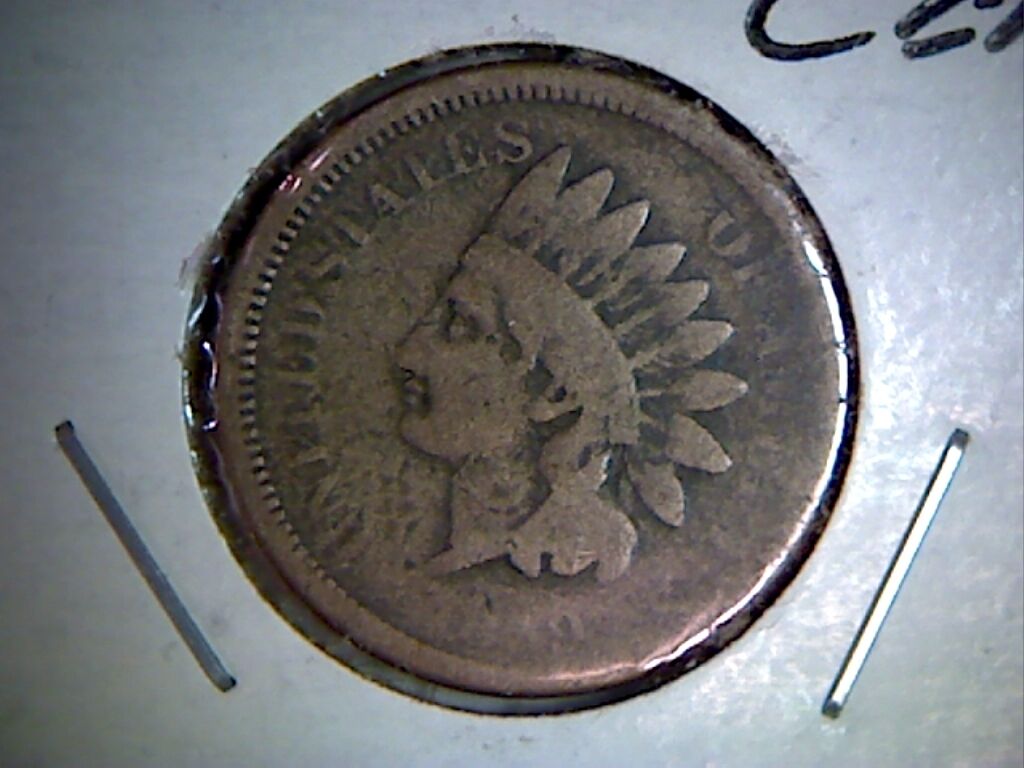 1859 UNITED STATES INDIAN HEAD CENT COIN,  OLD SMALL CENT COIN, 