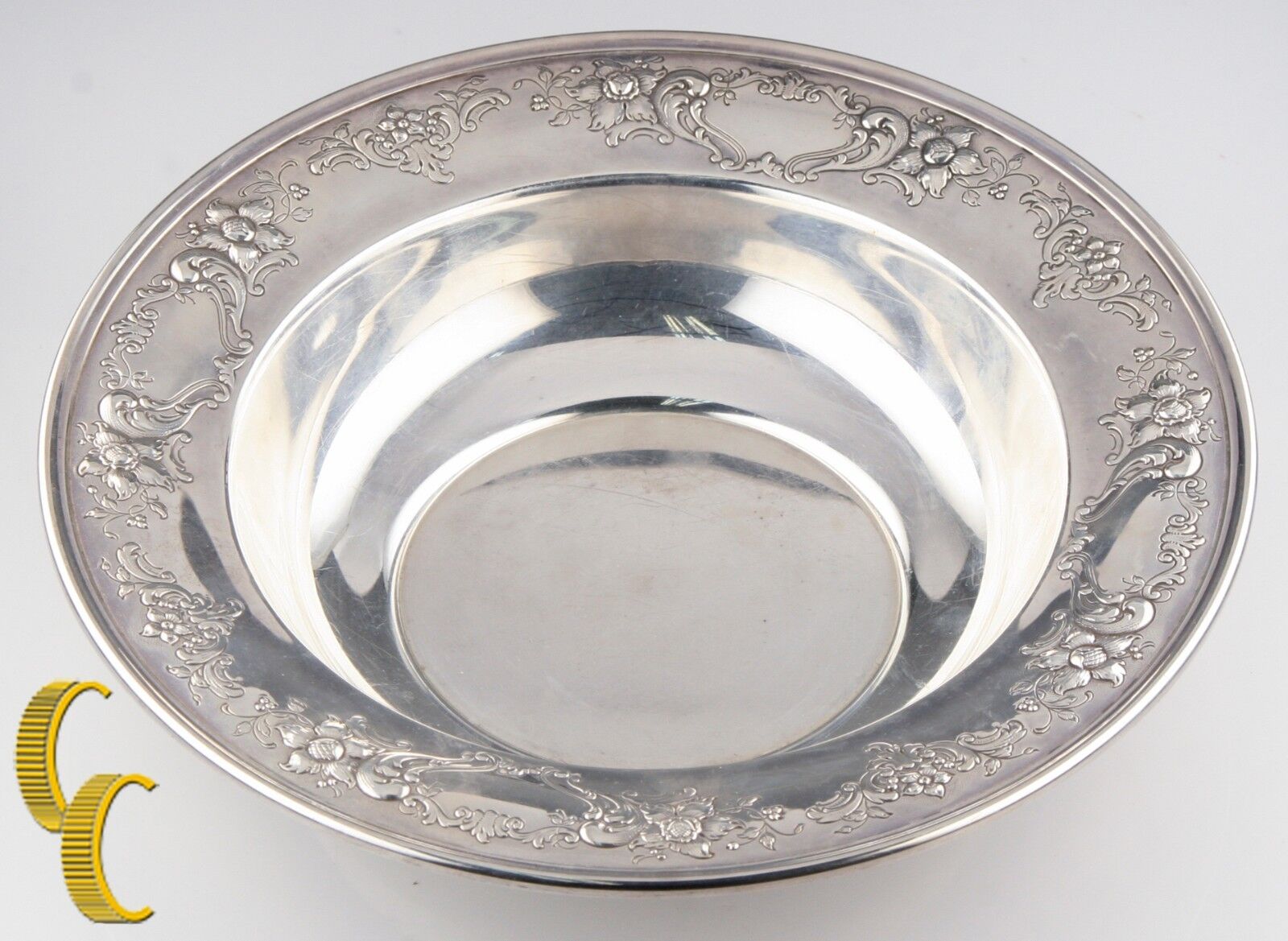 Chantilly Floral-Gorham Sterling Silver 10 inch Bowl Model #1027