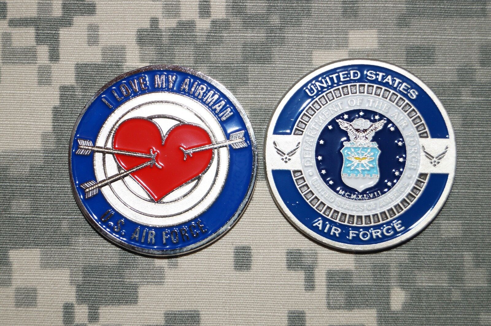 Challenge Coin United States Air Force I Love My Airman