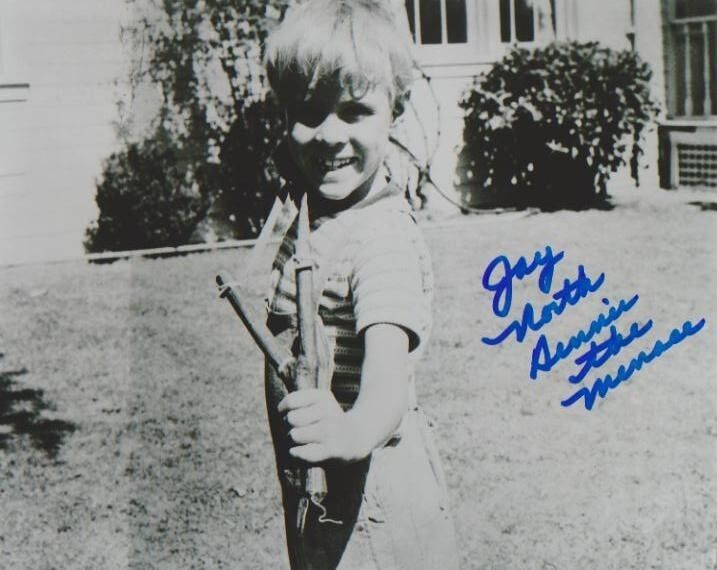 Jay North Signed 8x10 Photo - Dennis the Menace - Iconic Child Star - RARE #9