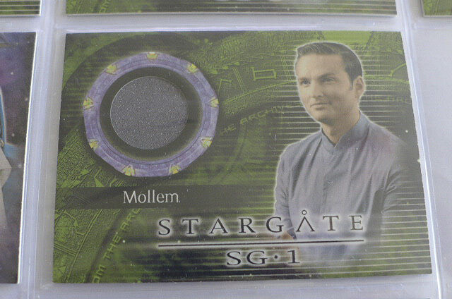 Stargate SG-1 season 4 Dion Luther as Mollem C10 costume card #2