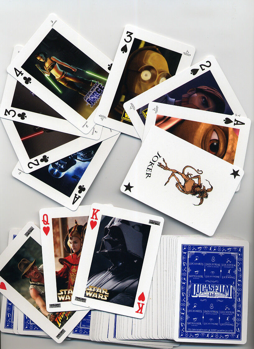 ☆NEW 2007 STAR WARS George LUCAS Lucasfilm ILM SIGGRAPH Playing Cards ULTRA RARE